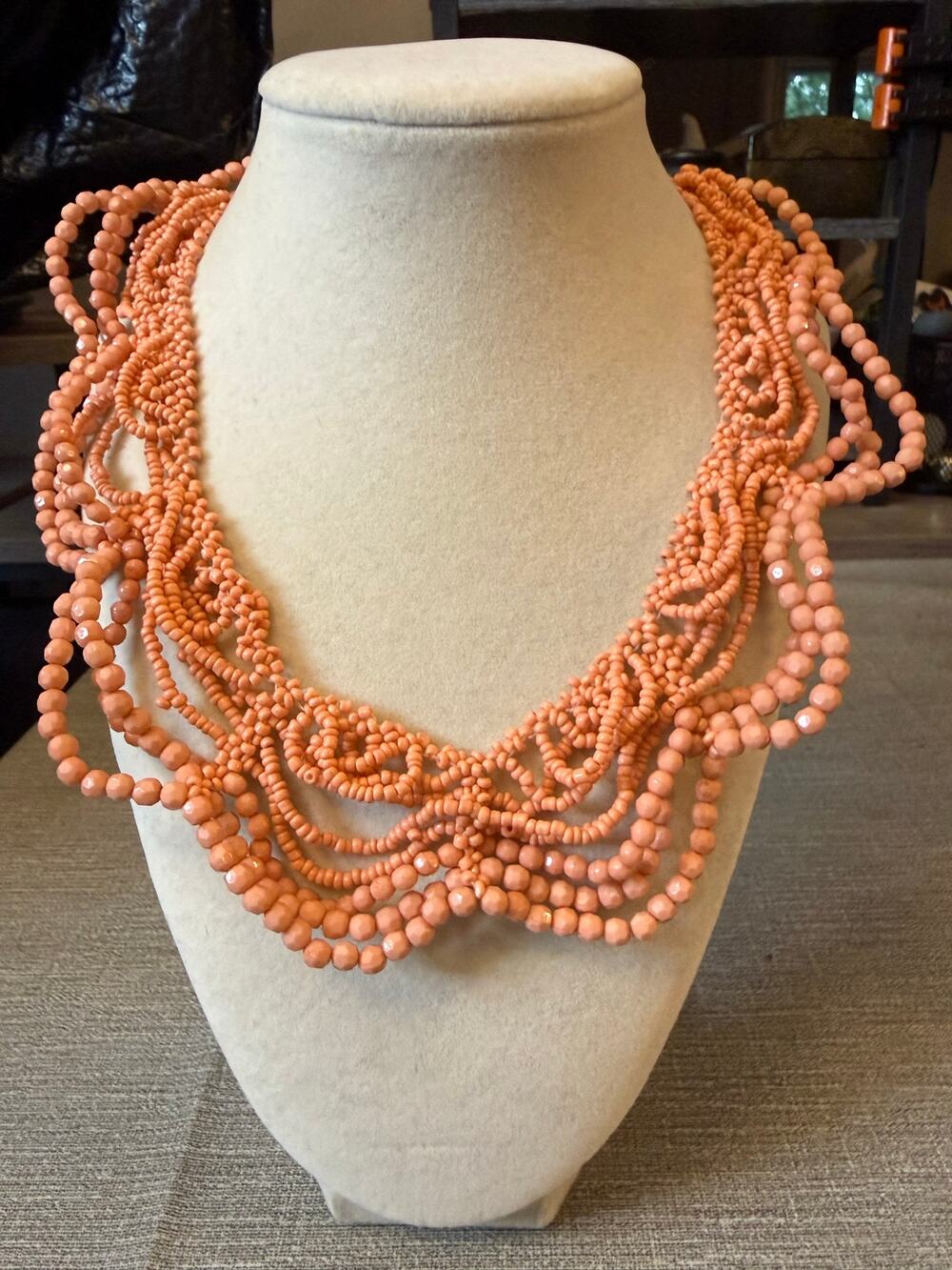 Beautiful Hand Crafted Beaded Statement Necklace